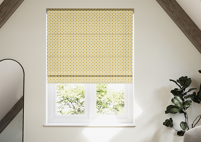 Zap, Butterscotch - Roman Blind - Image 3